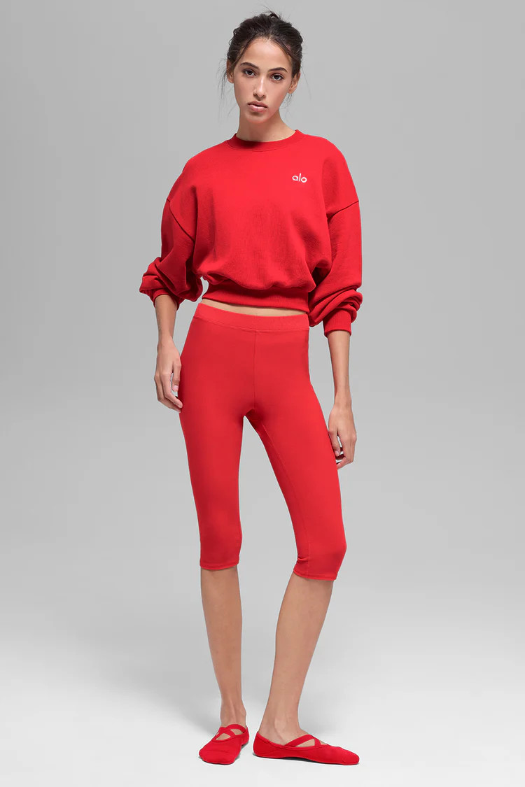 Cropped Accolade Crewneck | Alo Yoga (US)
