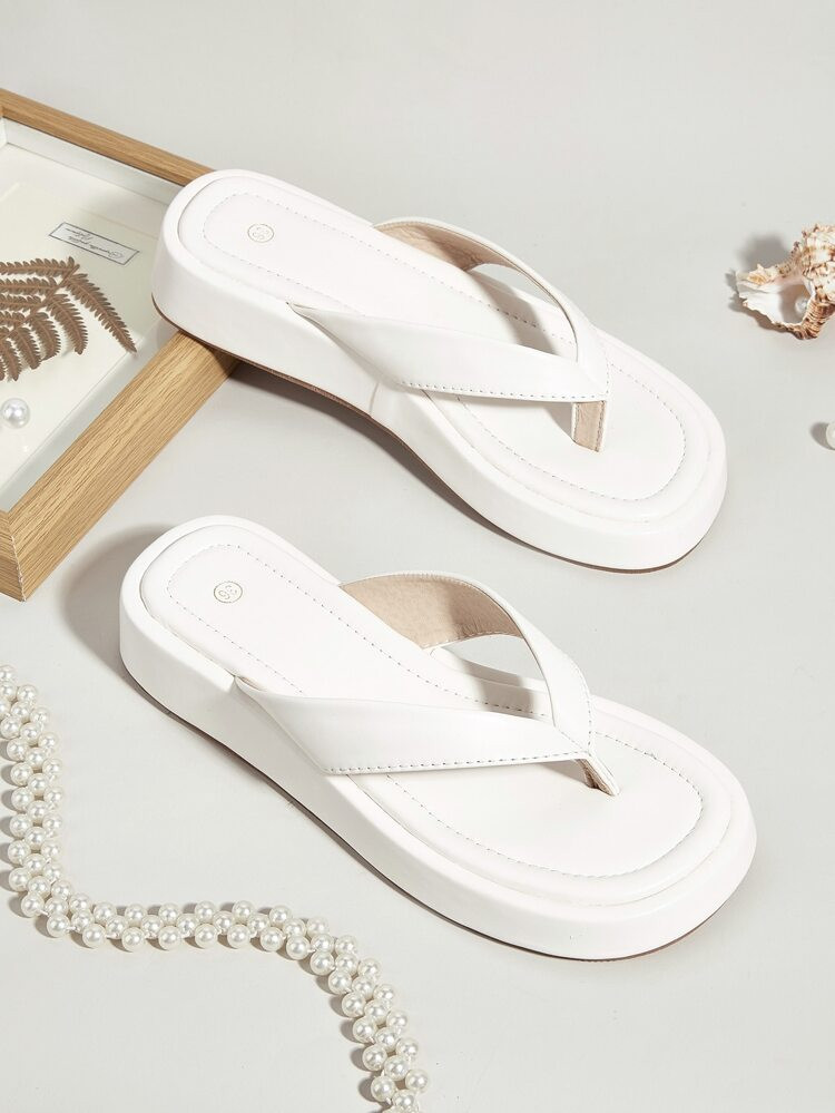 Minimalist Flatform Thong Sandals
       
              
              $23.50        
    $22.33
... | SHEIN