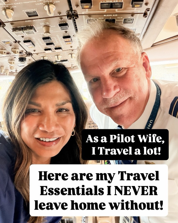 Things I always pack when flying, for reference I’m 5’2” 118#ish.
•Luggage is the carry-on size. Expandable, lightweight. I have it in Tan and Black.
•Amazon Clear Bags(medium)  for toiletries(easy to see); 
•neutral crossbody bag for day and night(comes with short strap for nighttime- I have black, cognac, taupe in small, and also black in big size -100% Italian Leather); 
•Black personal airport bag-lightweight and has tons of compartment; 
•Amazon packing cubes, 
•Monk Fruit Sweetener
•Amazon compression socks; 
•Beekeepers Throat Spray
•night light; 
•Amazon pill  box in large(privacy, clear on the inside); 
•Travel Set in size small tts(I now have in 2 colors)
•viral Wrinkle resistant pants in size small short length tts, black. I also have these in Grey. 
•Sneakers fit tts(Pearl White).
•Physical Book-I linked my faves from this author 



Travel essentials, Airport outfit, travel outfit, Amazon finds, fashion over 40, over 50 style, midlife fashion, pilot wife 

#LTKOver40 #LTKPetite #LTKTravel