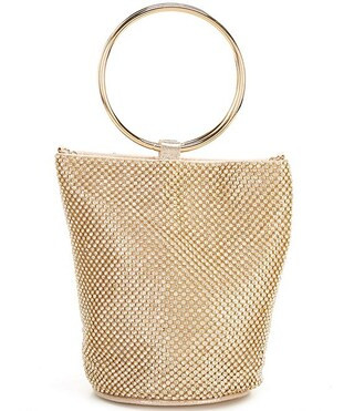 Landry Crystal Mesh O-Ring Top Handle Clutch | Dillard's | Dillard's