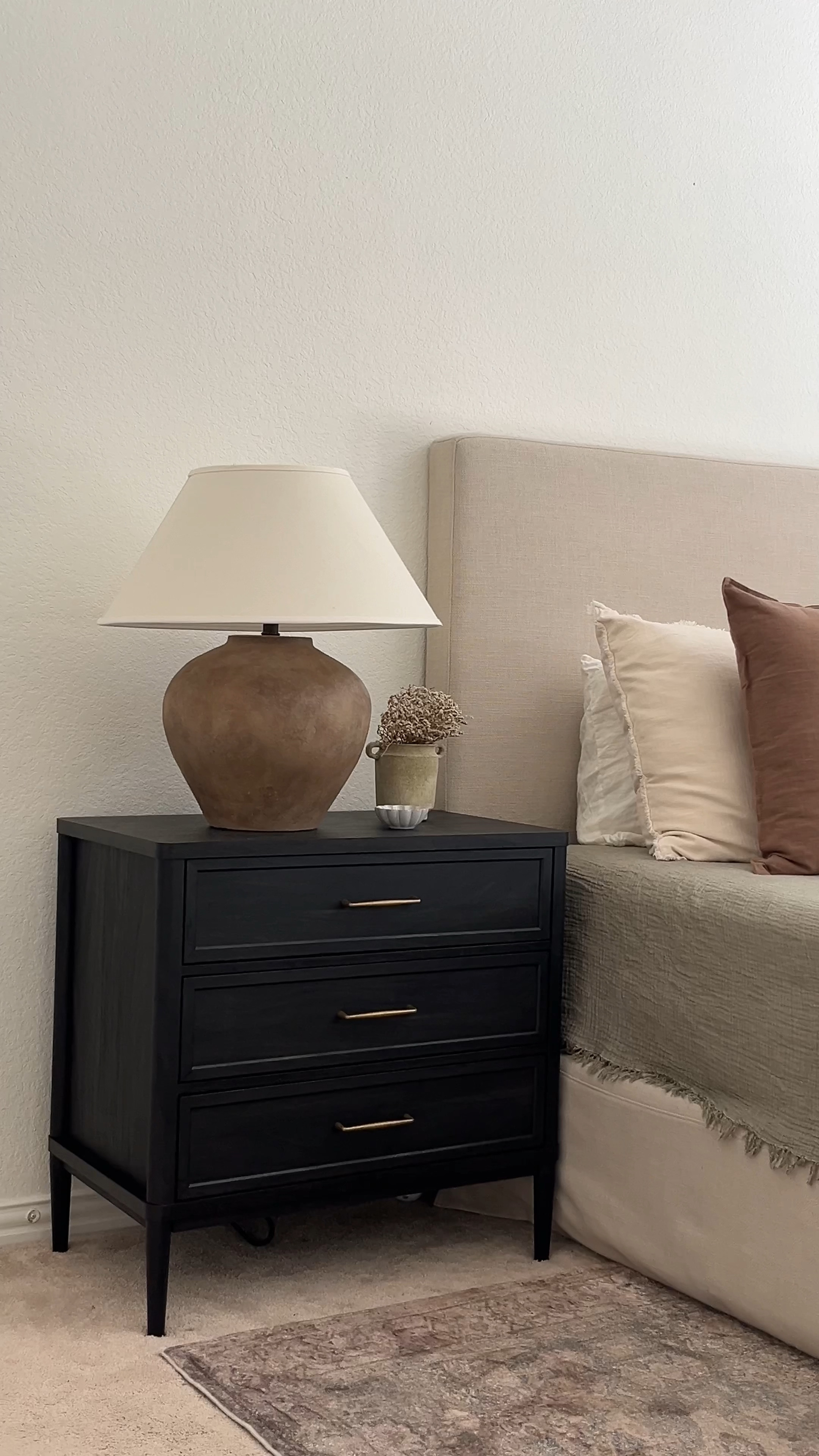 $158 Walmart Nightstands with antique brass Amazon pulls!!! 

Walmart home, Amazon home, Amazon finds, Walmart finds, primary bedroom 

#LTKVideo #LTKHome #LTKFindsUnder100