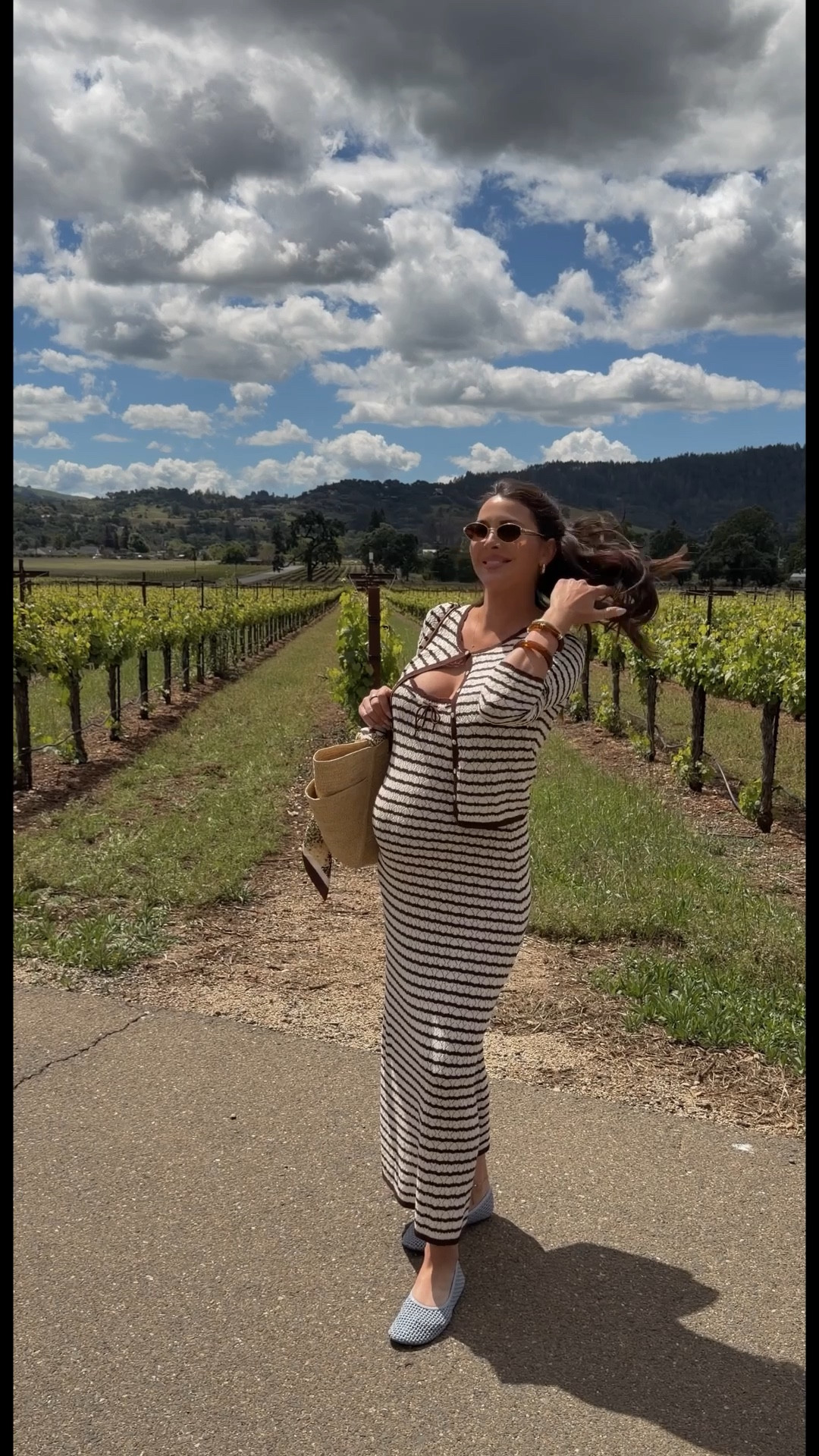 Bumpin in Sonoma!! ✨ love this little set so much. Sized up to a large in both dress + cardigan. 

Winery spring outfit summer vacation travel 

#LTKgrwm #LTKSeasonal #LTKTravel