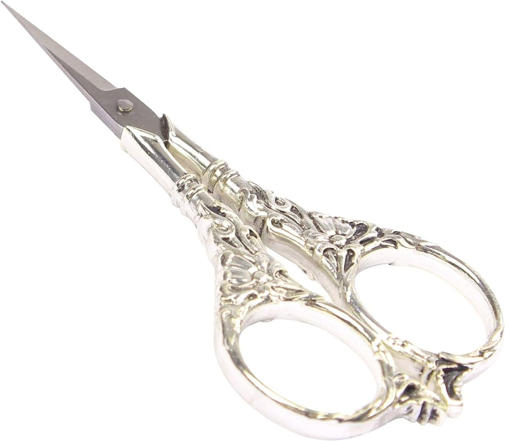 BIHRTC Vintage European Style Scissors Stainless Steel for Cross Stitch Cutting Embroidery Sewing... | Amazon (US)