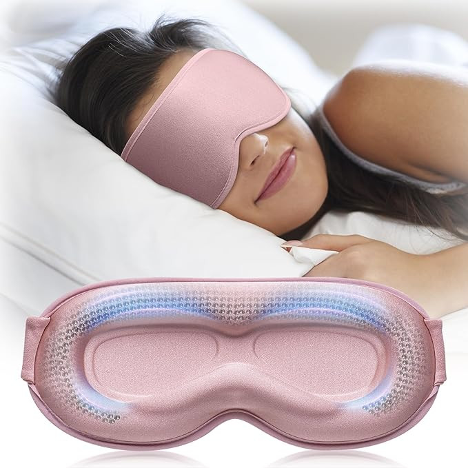3D Weighted Sleep Mask for Women: 100% Light Blocking - Night Shift Nurse Essentials, Road Trip T... | Amazon (US)