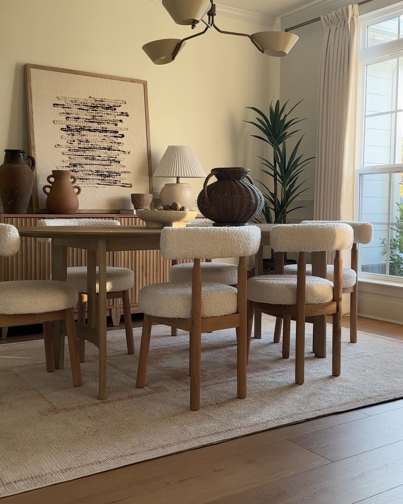 Dining room finds!! Similar dining table neutral decor wall art 

#LTKHome #LTKStyleTip #LTKFindsUnder50