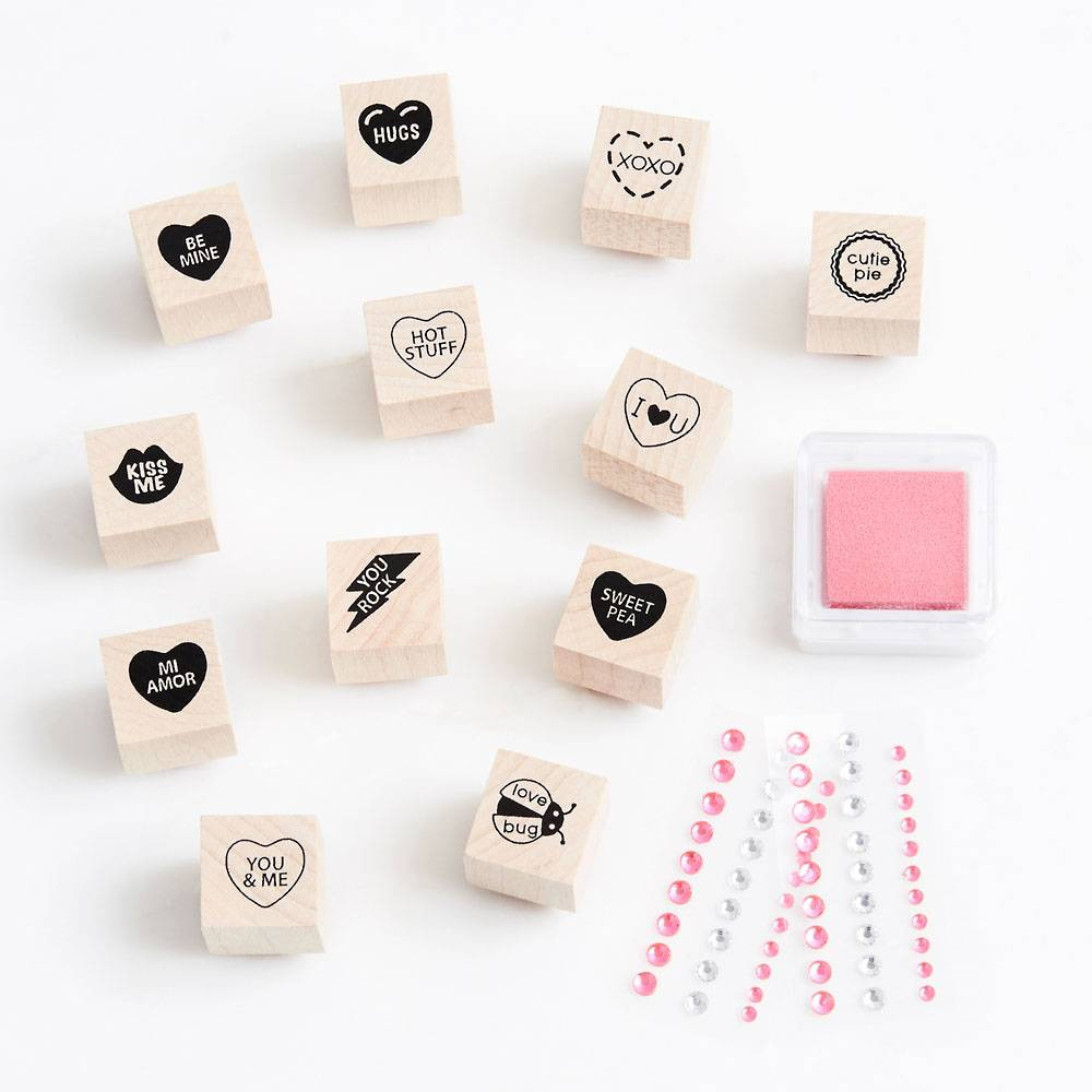 Valentine's Day Stamp Set | Paper Source | Paper Source