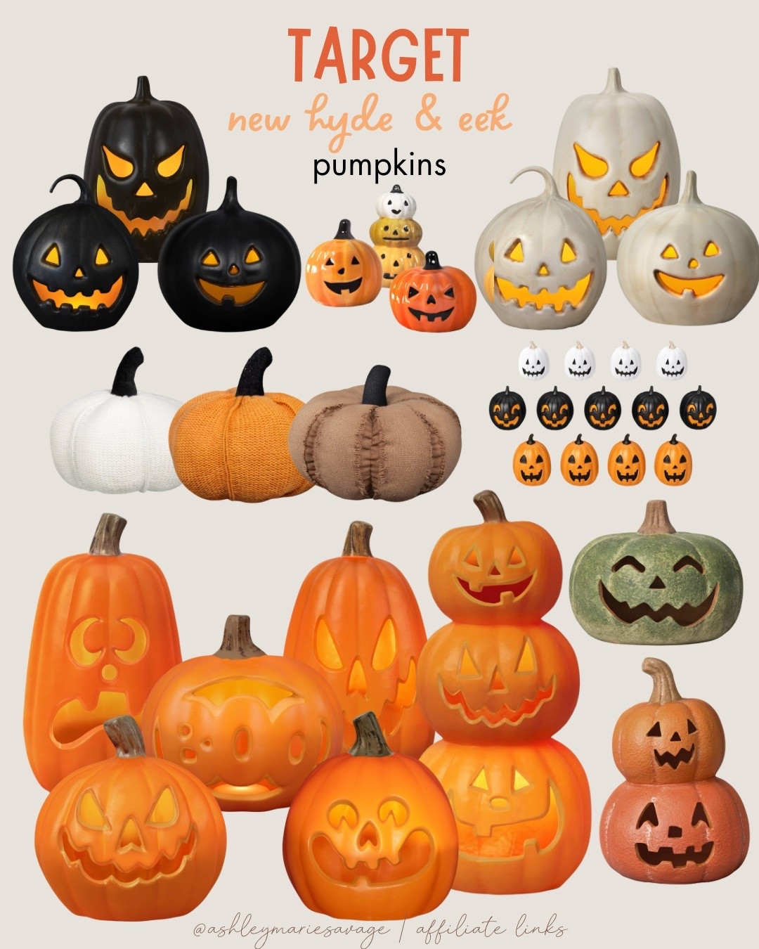 Target Hyde & Eek Pumpkins!!! 🎃 Love these so much, and they include a variety of colors and prices!!! ✨✨

#LTKSeasonal #LTKHome