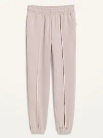 High-Waisted Dynamic Fleece Pintucked Sweatpants for Women | Old Navy (CA)