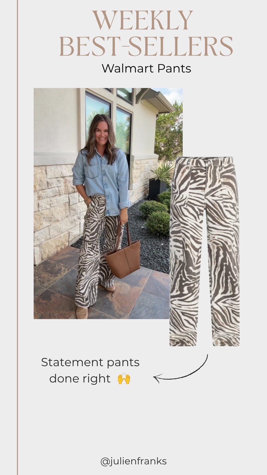 These printed cargos are SO fun 🤎 Such an easy way to make a simple outfit stand out + available in tall!

#LTKSeasonal #LTKgrwm #LTKootd