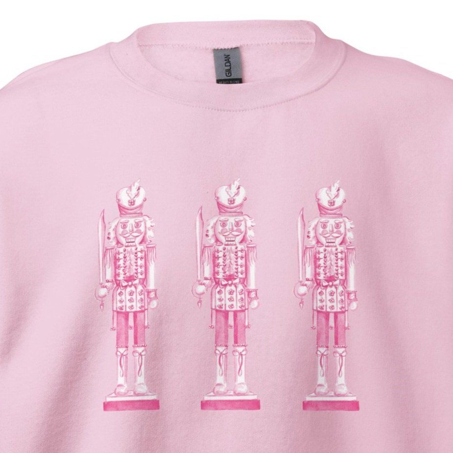 PRE-ORDER Pink Nutcrackers Sweatshirt (Multiple Colors Available) — Simply Jessica Marie | Simply Jessica Marie