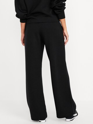 High-Waisted Bounce Fleece Wide-Leg Sweatpants | Old Navy (US)