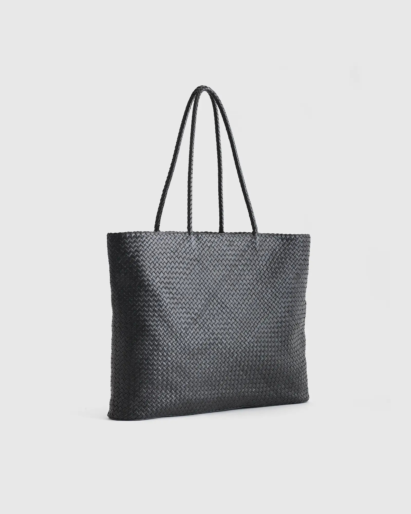 Italian Leather Handwoven Tote | Quince
