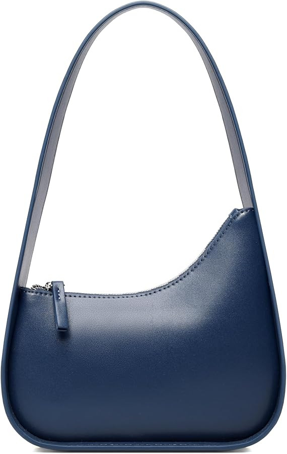 Shoulder Bags for Women, Vegan Leather Trendy Handbag Clutch Purse and Zipper Closure Tote Should... | Amazon (US)