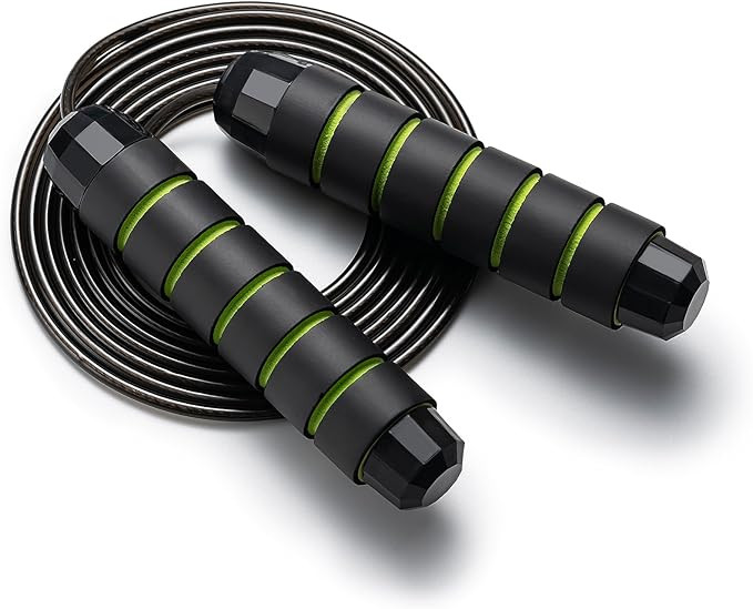 BOOMIBOO Jump Rope, Adjustable Jump Ropes,Skipping Rope Tangle-Free Rapid Speed with Ball Bearing... | Amazon (US)