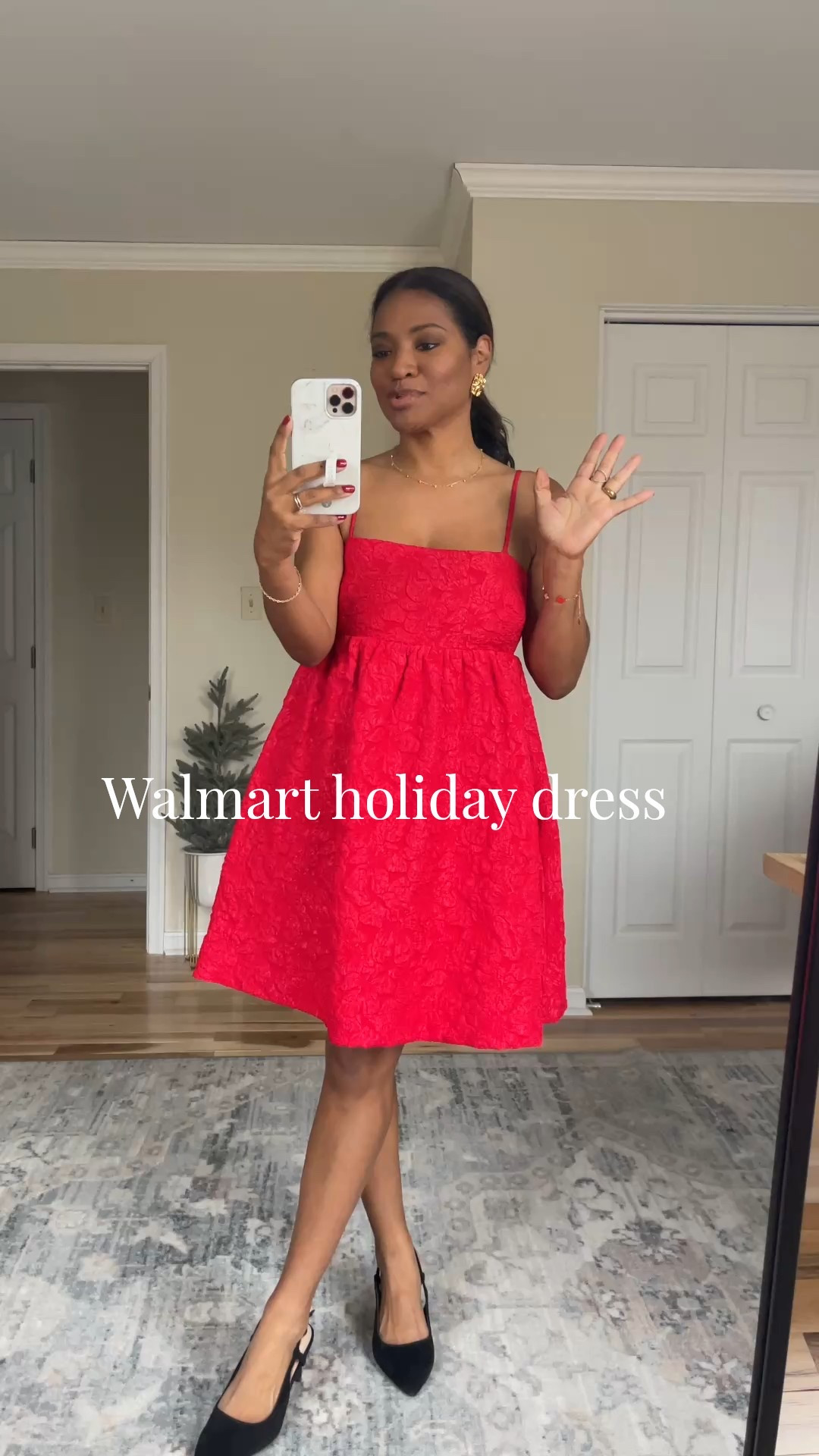 Wearing a small but I would size down one from your normal size 

#LTKOver40 #LTKHoliday #LTKGiftGuide