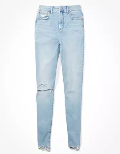 AE The Lu(x)e Jean Curvy Super High-Waisted Jegging | American Eagle Outfitters (US & CA)