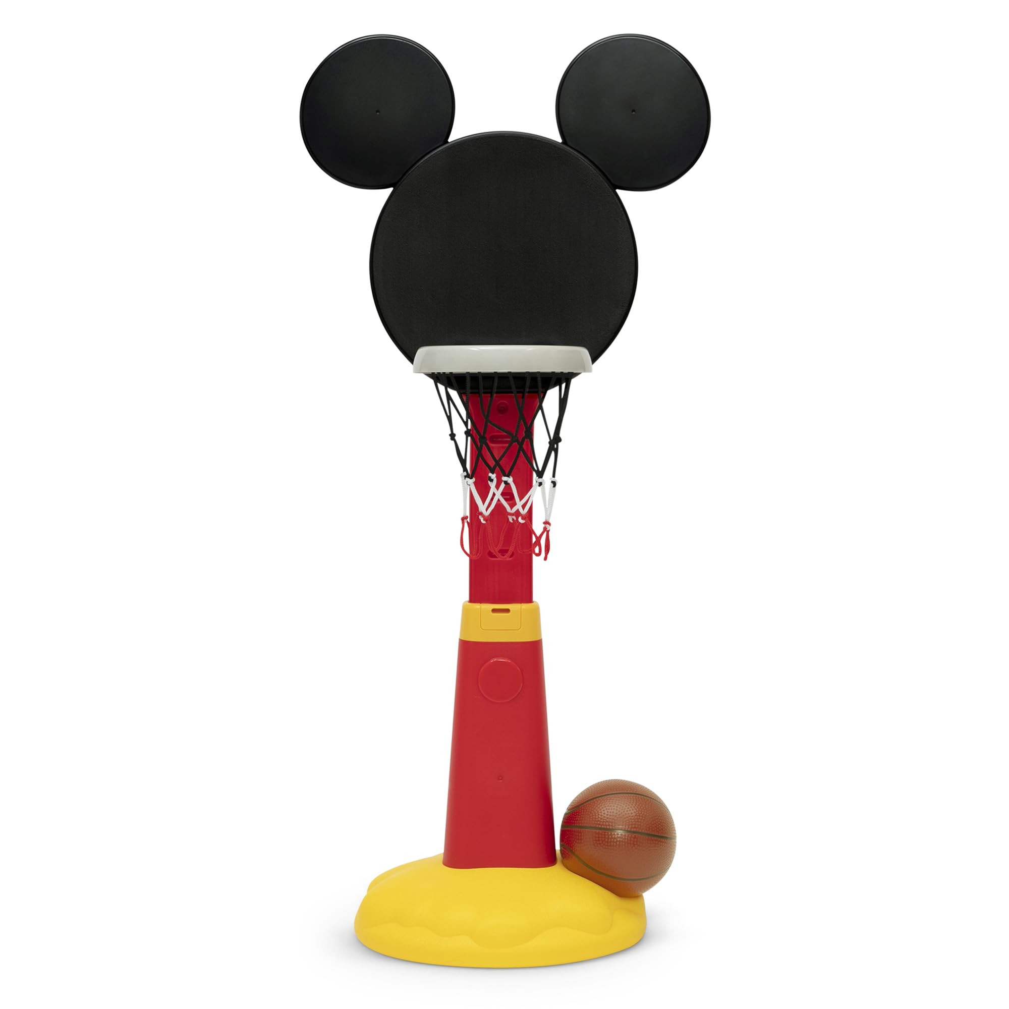 Delta Children Disney Mickey Mouse Plastic Basketball Set - Includes Basketball Hoop, 1 Basketbal... | Amazon (US)