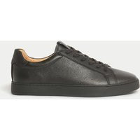 Autograph Leather Cupsole Trainers - 8 - Black/Black, Black/Black | Marks & Spencer IE