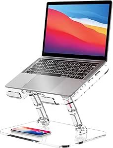 Adjustable Foldable Laptop Stand, Portable Ergonomic Computer Stand for Laptop, Compatible with 1... | Amazon (US)