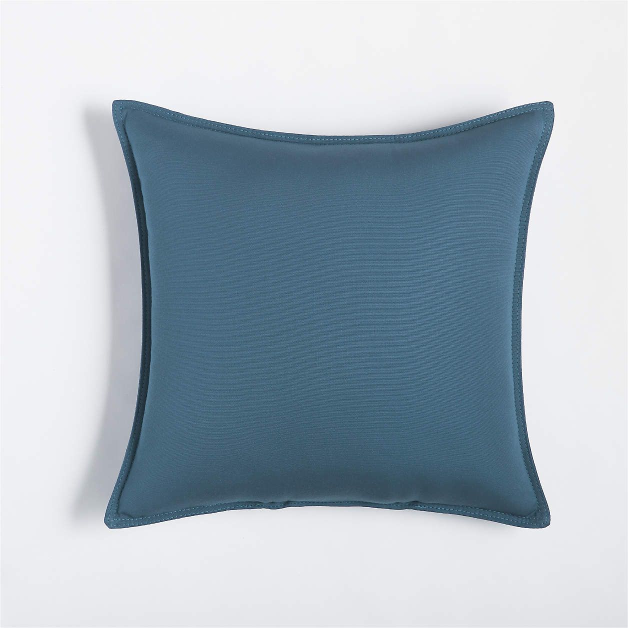 Sunbrella Spa Blue 20"x20" Outdoor Pillow + Reviews | Crate & Barrel | Crate & Barrel