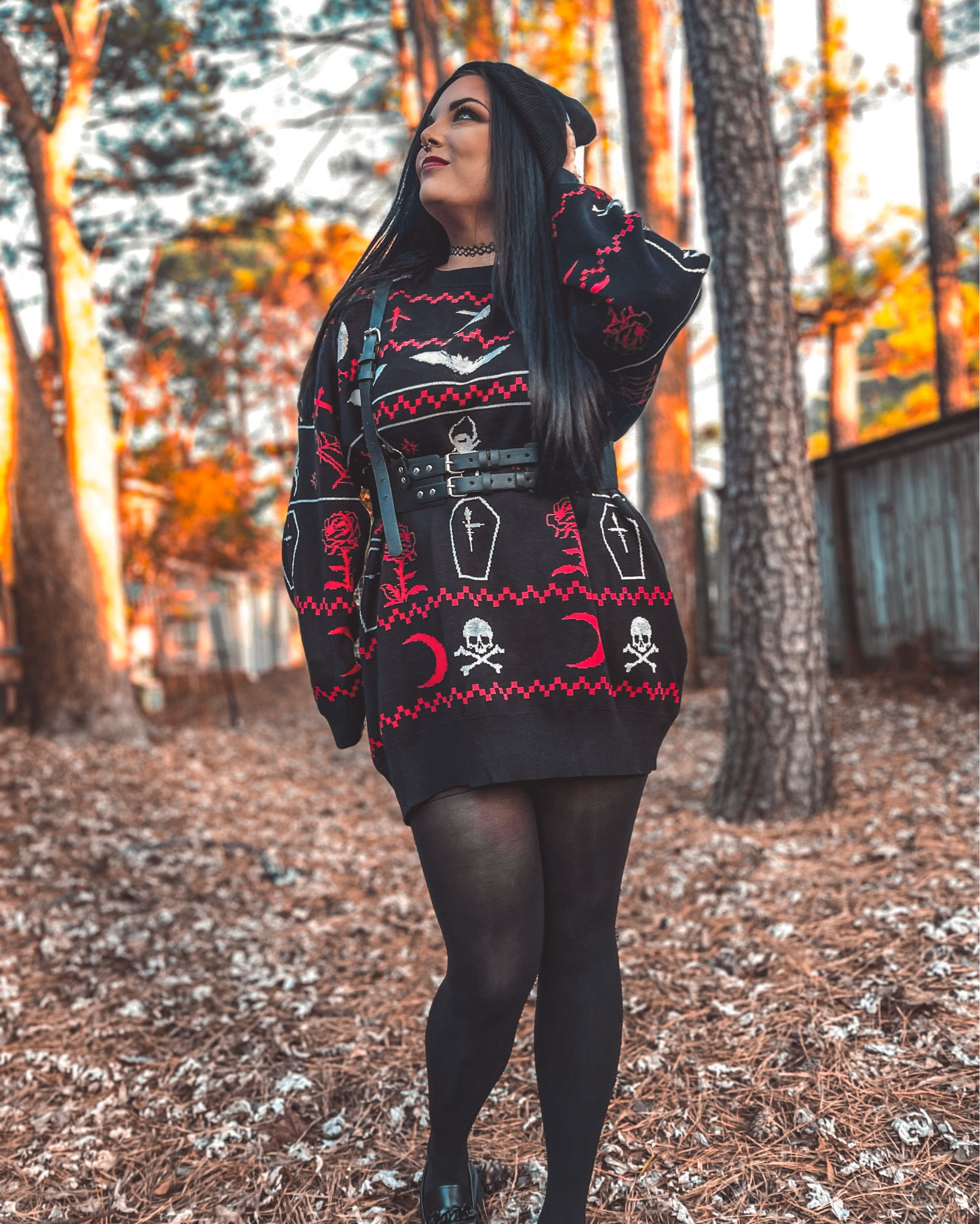 Is it fall yet? Loving this grunge sweater and harness combo! 🍂 

#LTKPlusSize #LTKFindsUnder50 #LTKMidsize