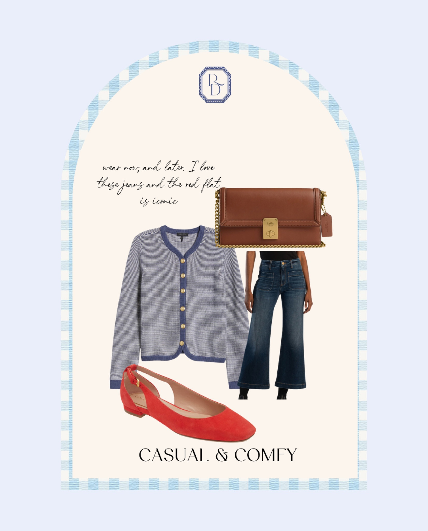 An all American outfit that never goes out of style. I love these red suede flats. A cardigan sweater as a top is always chic for fall. 

Classic style, jeans outfit, fall outfit, casual outfit, casual dressy, cardigan sweater 

#LTKStyleTip #LTKxNSale #LTKFindsUnder100