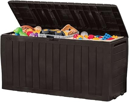 Keter Marvel Plus 71 Gallon Resin Deck Box-Organization and Storage for Patio Furniture Outdoor C... | Amazon (US)