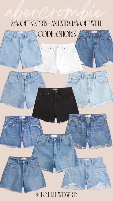 Abercrombie sale! 15% off almost everything, 25% off shorts + an EXTRA 15% off your order with code AFSHORTS 

#LTKsalealert
