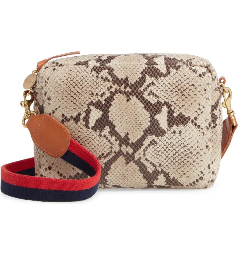 Midi Sac Snakeskin Embossed Leather Crossbody Bag | Nordstrom