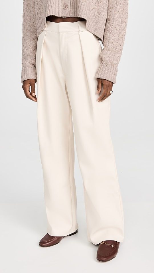 MOTHER High Waisted Tunnel Vision Pleated Prep Pants | SHOPBOP | Shopbop