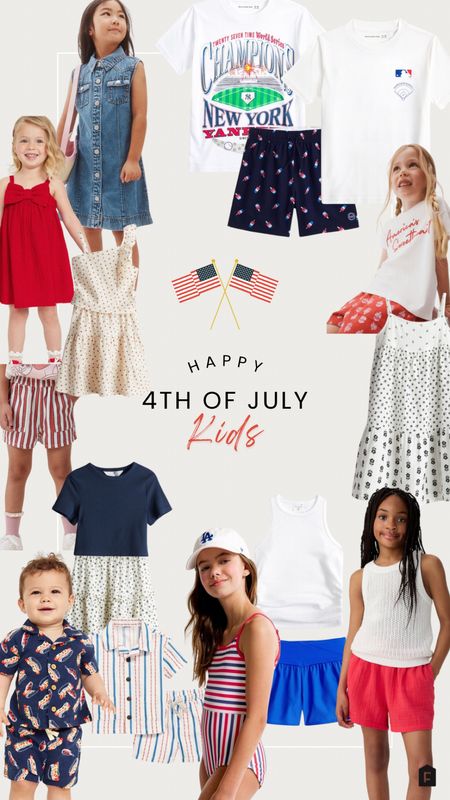 4th of July fits for the kids! #4thofJuly