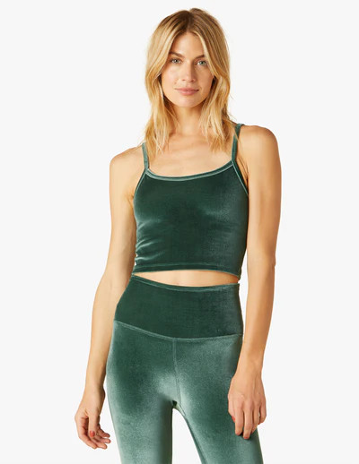 Velvet Motion Truly Cropped Tank | Beyond Yoga | Beyond Yoga
