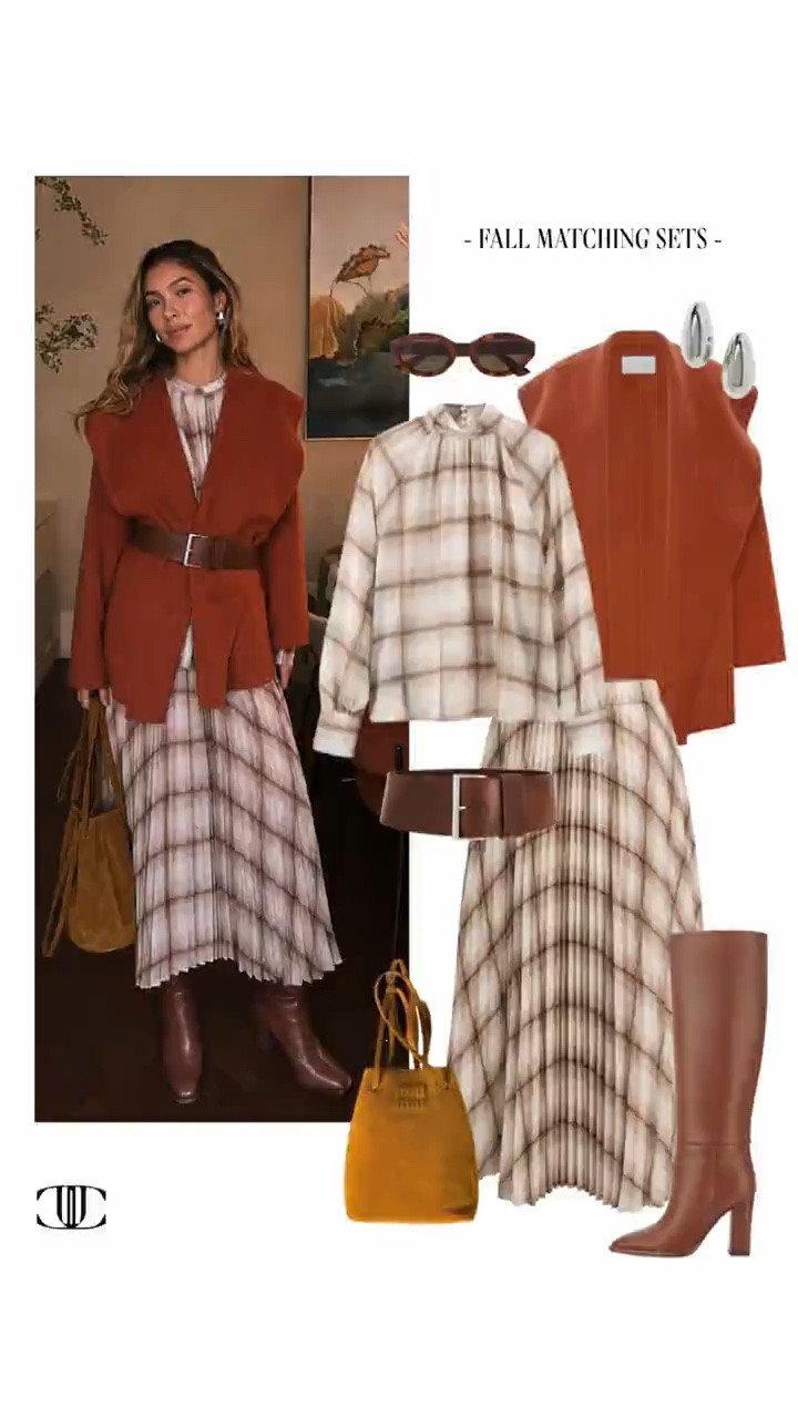 ✨ A perfect match for fall.

In Match Made, I’m sharing 8 chic matching sets that make getting dressed feel effortless. Think polished knits, tailored separates, rich seasonal tones, and easy head-to-toe looks you can wear for lunch, errands, travel, dinner, and everything in between.

The best part? Each set does the styling for you—and the pieces can be mixed into the rest of your wardrobe for even more outfit options. Tap to shop all 8 looks and find your new fall favorite. 🤎✨

#LTKStyle #MatchingSets #FallStyle #FallOutfits #EffortlessStyle #EverydayStyle #AutumnFashion #OutfitInspiration #LTKFinds

#LTKootd #LTKSeasonal #LTKOver40
