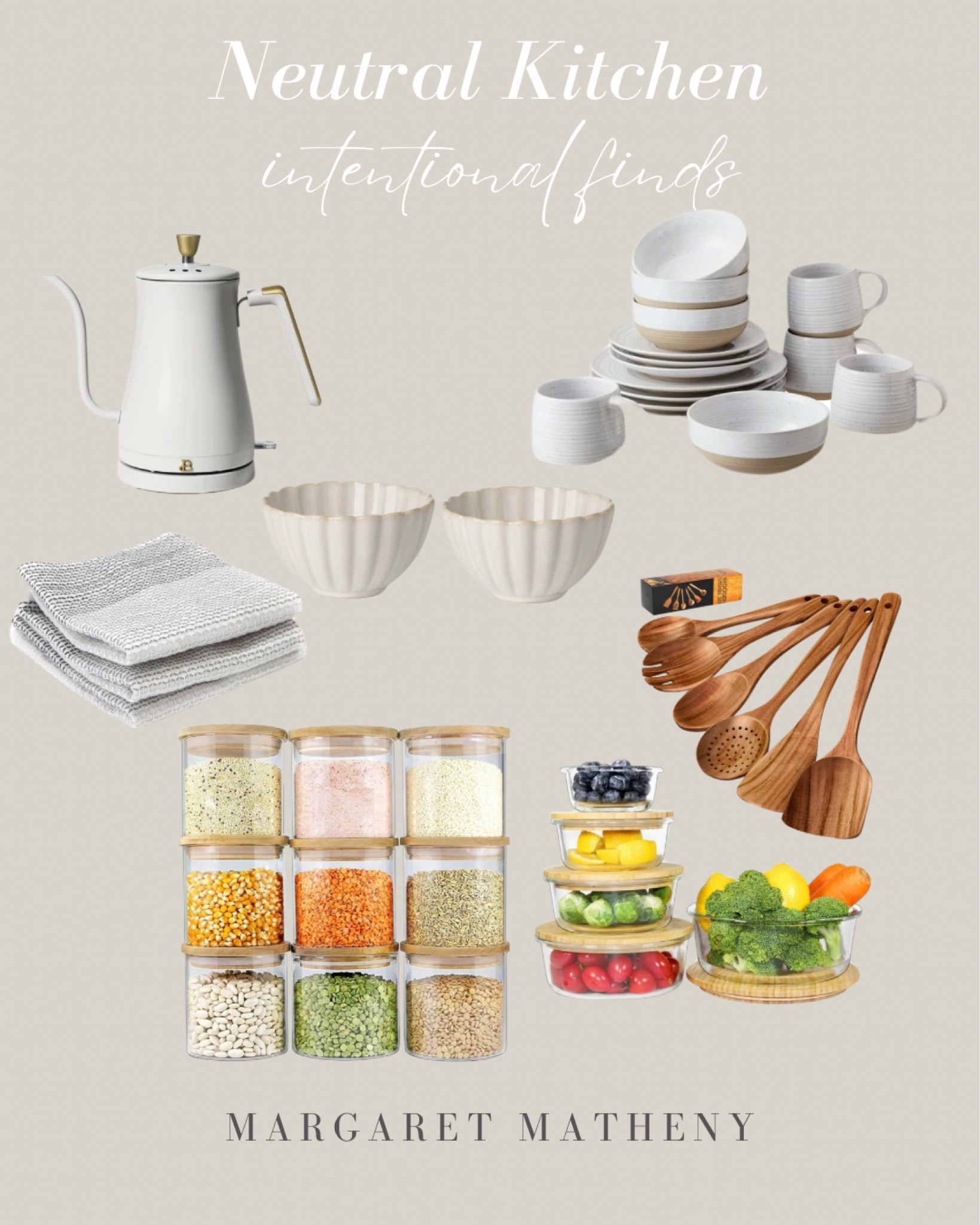 These neutral and intentional finds bring serenity to any kitchen! 

#LTKhome #LTKfindsunder50