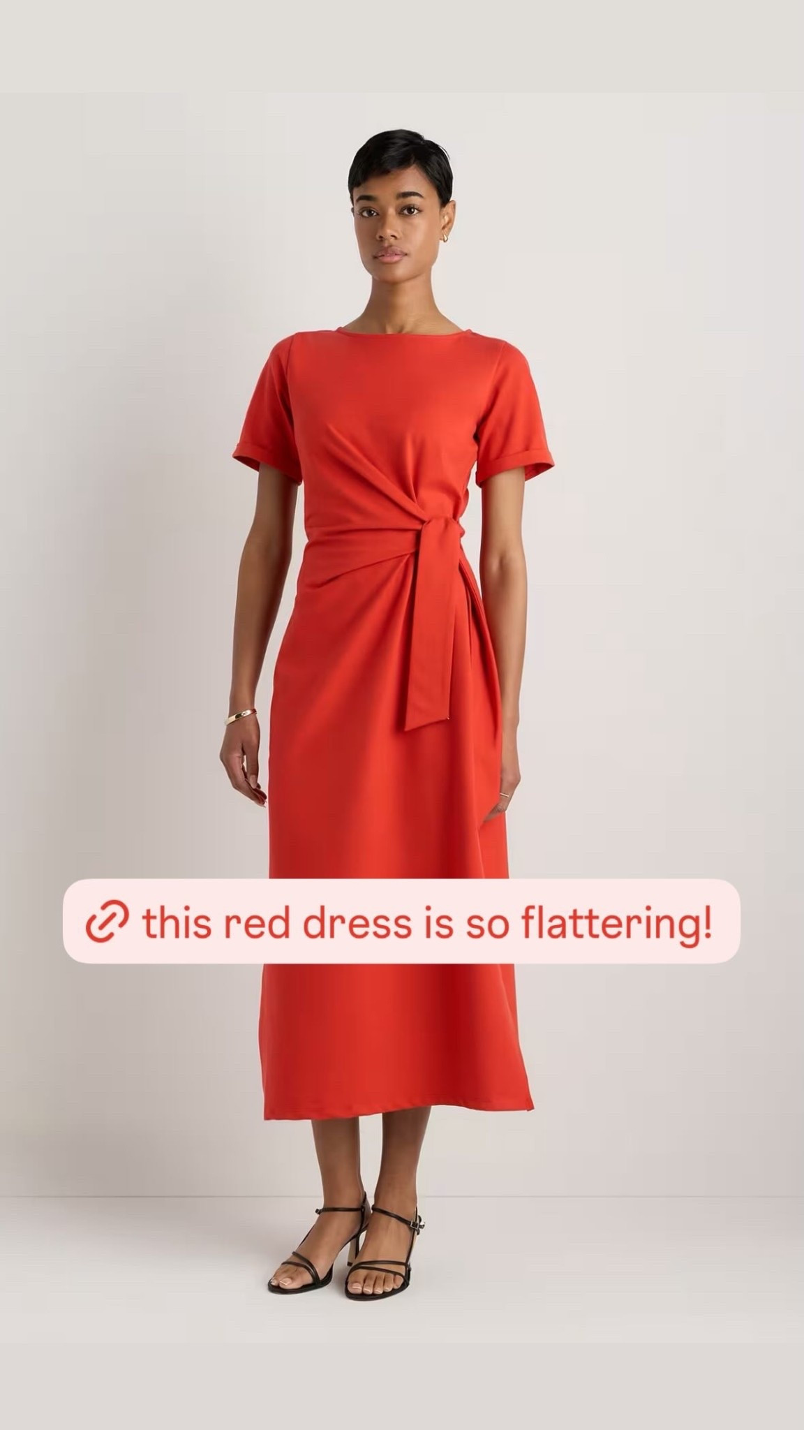 I just think this red tie waist dress is so pretty & would be so flattering on everyone! @Quince The color works year round but is perfect for Valentine’s Day & is right on trend for spring (bold colors!) & is still so classic ❤️ 

#LTKootd #LTKValentine #LTKSeasonal