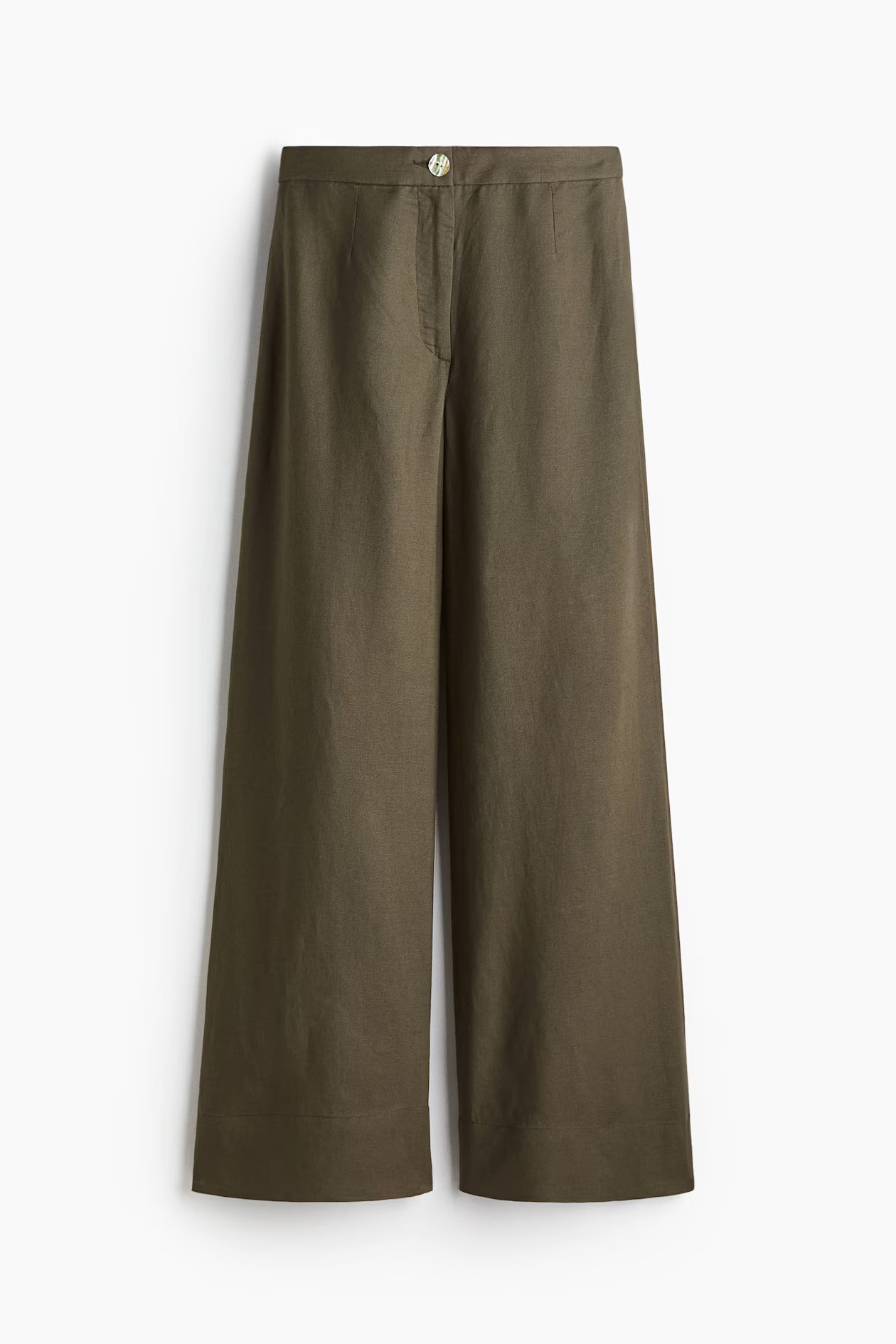 Linen-blend trousers | H&M (UK, MY, IN, SG, PH, TW, HK)