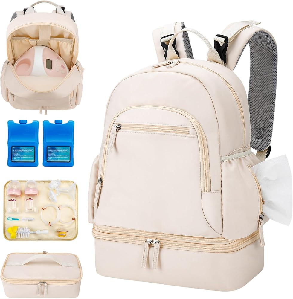 Breast Pump Backpack for Spectra S1 and S2 with Removable Cooler Compartment, Pumping Bag for Pum... | Amazon (US)