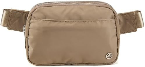 Pander Everywhere Belt Bag for Women, 5 Zipper Pockets RPET Polyester Crossbody Fanny Pack Purse ... | Amazon (CA)