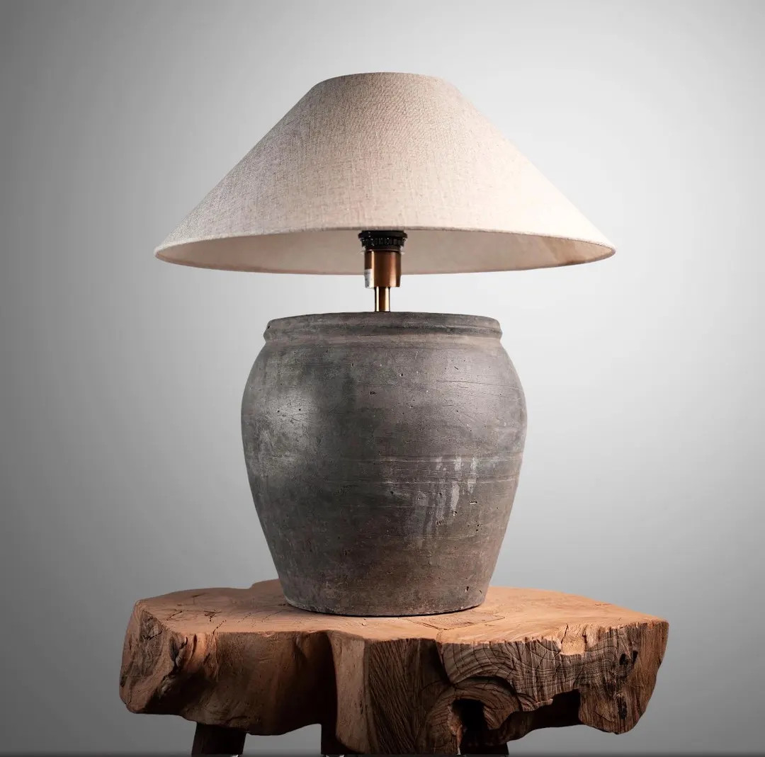 Rustic Pot Lamp | Etsy (US)