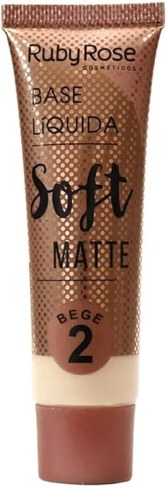 BASE LIQUIDA SOFT MATTE - HB8050B2 - BEGE 2 - RUBYROSE | Amazon (BR)