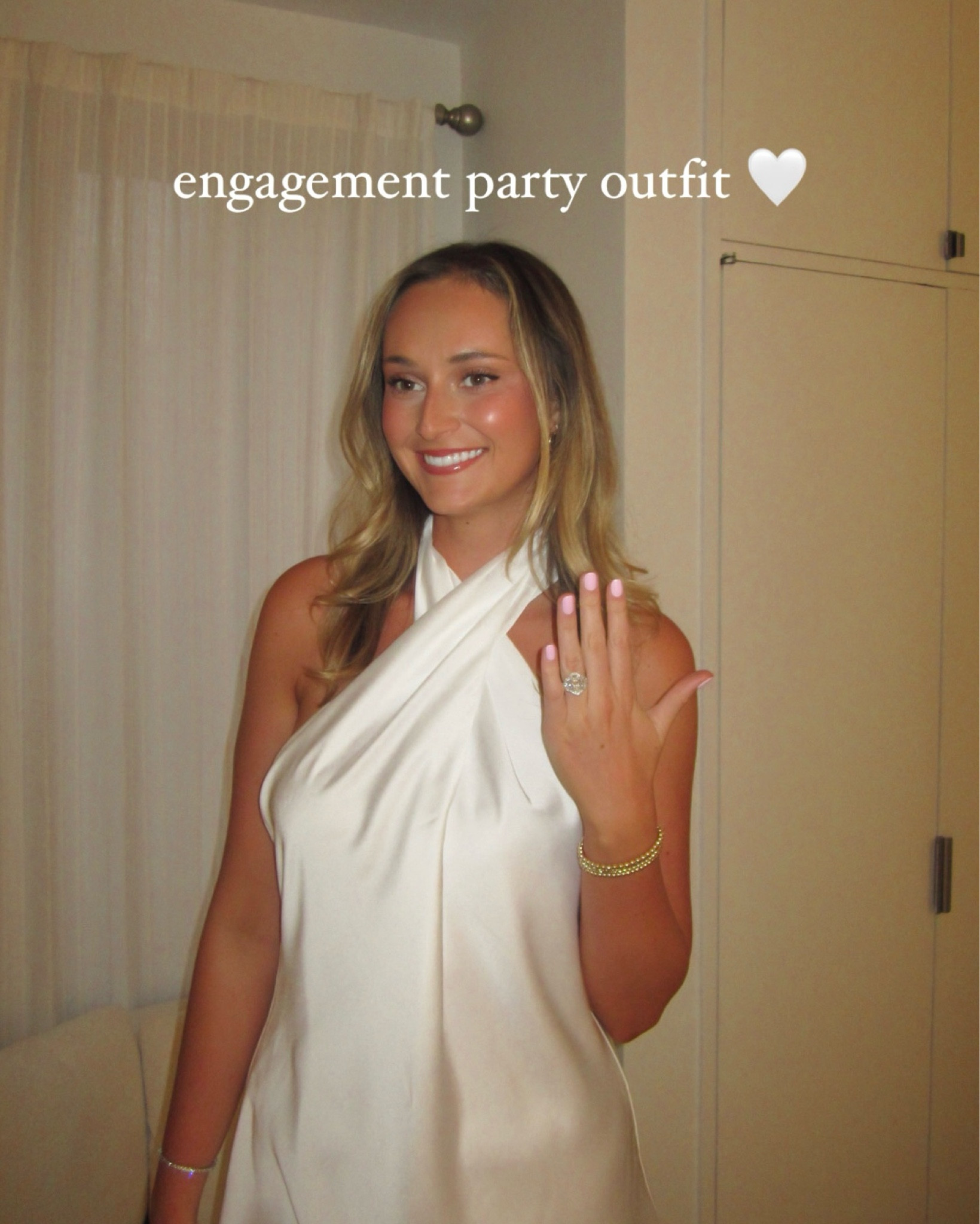 engagement party outfit 👰🏼‍♀️🤍💍

#LTKStyleTip #LTKWedding #LTKParties