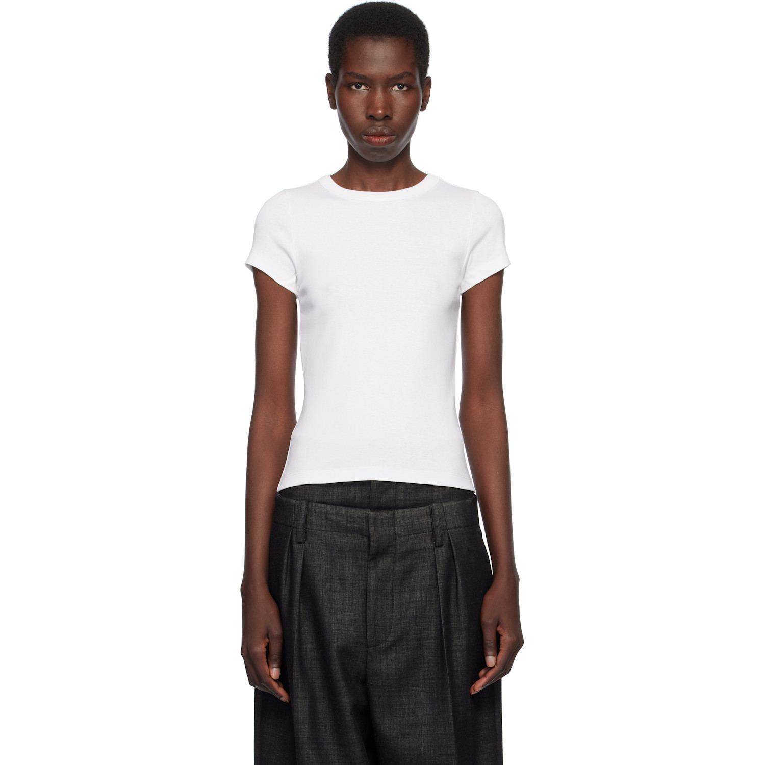 FLORE FLORE White Car Baby T-shirt | SSENSE