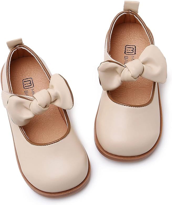 RVROVIC Little Girls Mary Jane Flats Gracy Ballet Princess Toddler Dress Shoes School Birthday Pa... | Amazon (US)