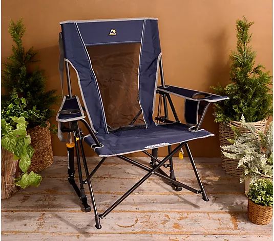 GCI Outdoor Elite Tall Portable Rocking Chair - QVC.com | QVC