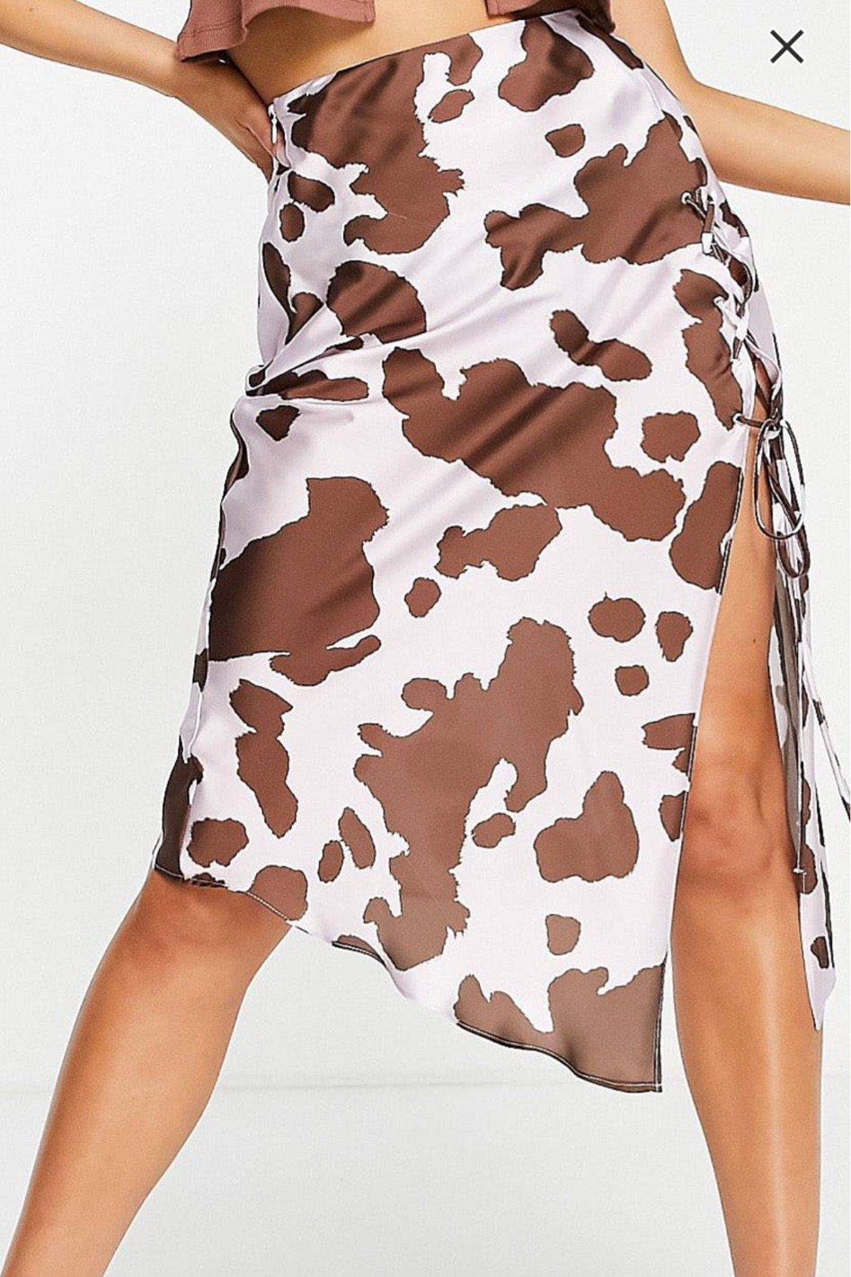Cow print skirt 

#LTKfindsunder50 #LTKSpringSale #LTKsalealert