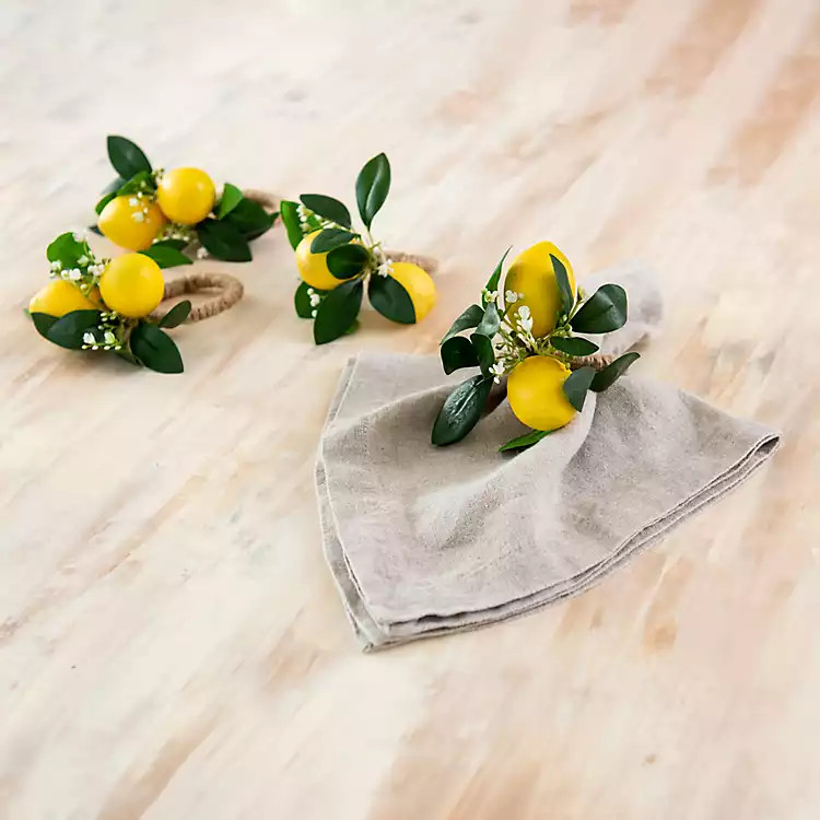 Lemon Napkin Ring | Kirkland's Home