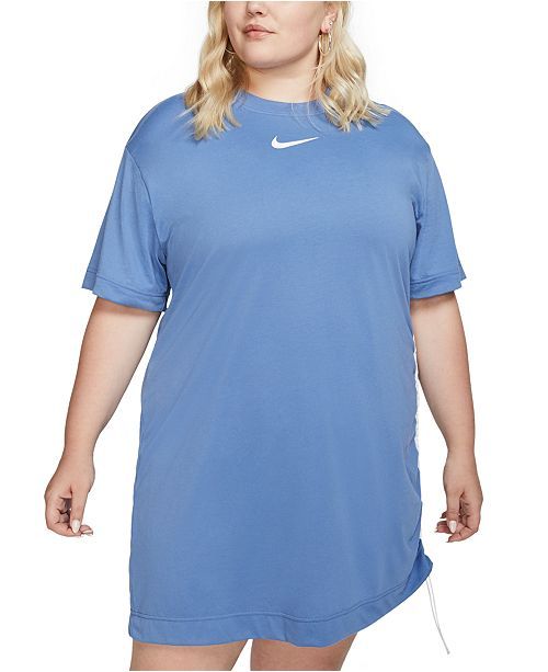 Nike Plus Size Logo T-Shirt Dress & Reviews - Dresses - Plus Sizes - Macy's | Macys (US)