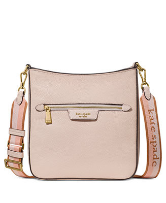 Hudson Small Pebbled Leather Crossbody Bag | Macy's