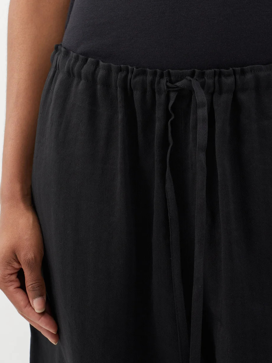 Drawstring-waist linen-blend chino trousers | Matches (UK)
