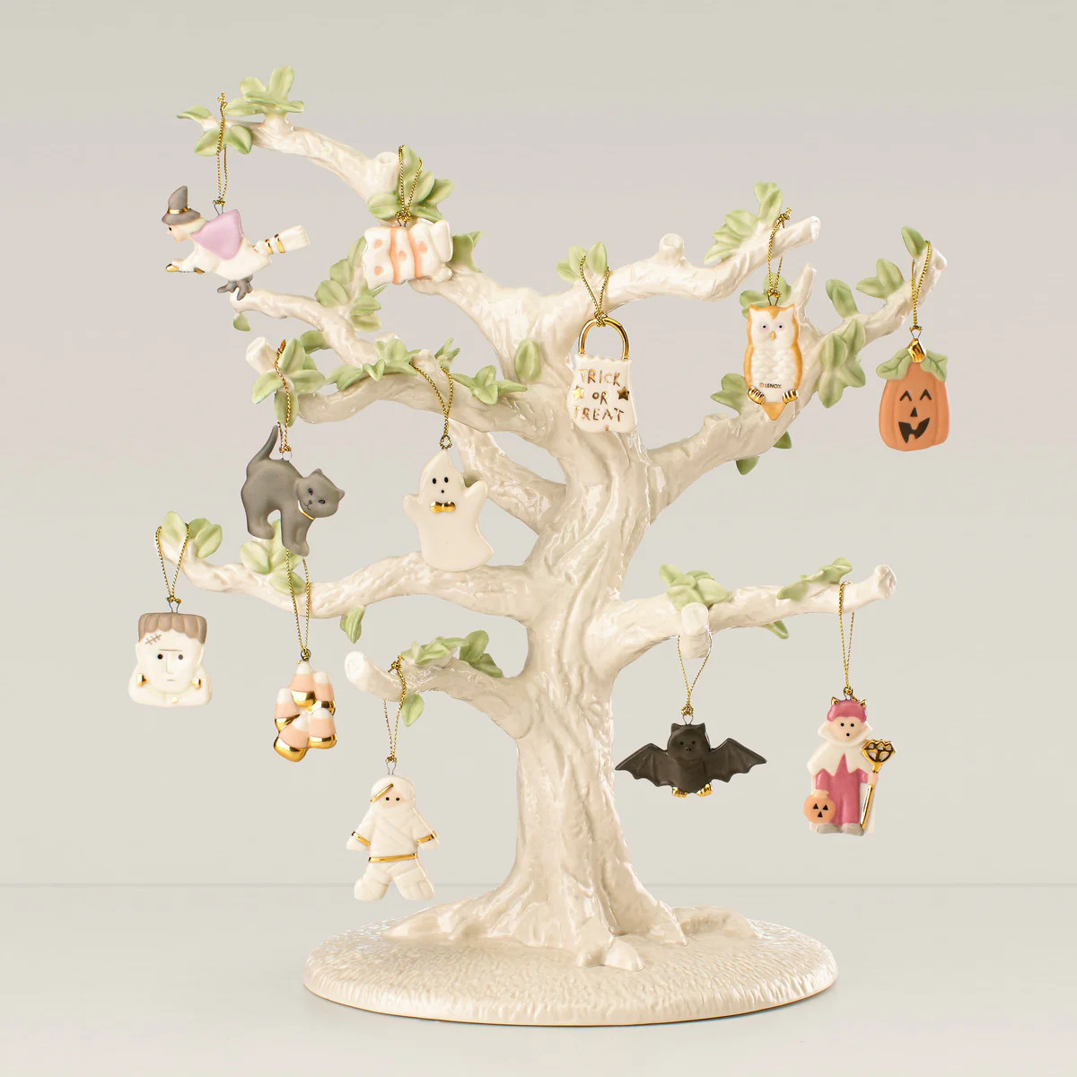 Trick Or Treat 12-Piece Ornament & Tree Set | Lenox